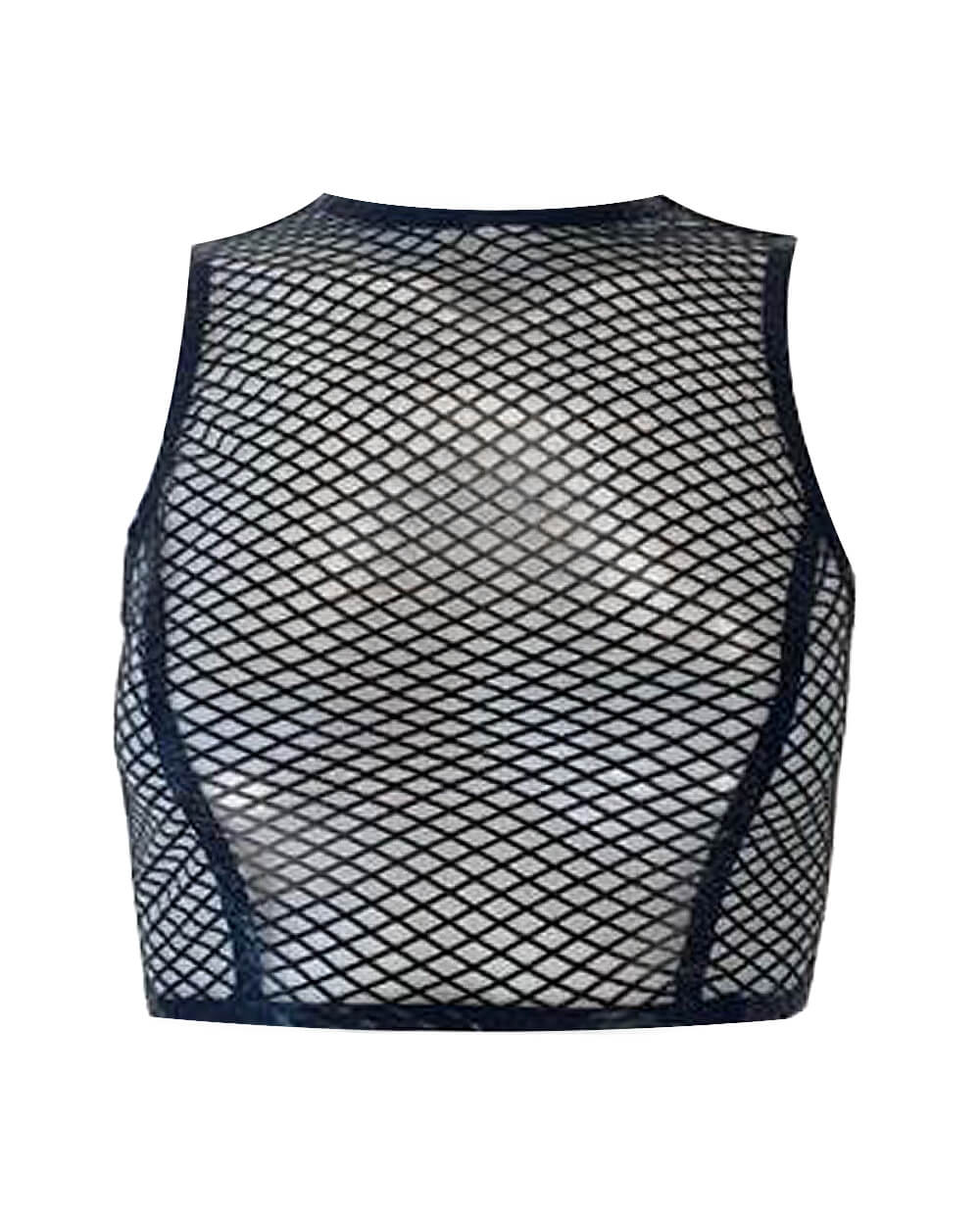 Fishnet Crop Top  Womens - Vex Inc. | Latex Clothing